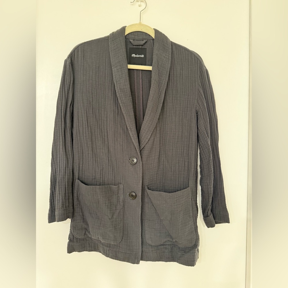 Madewell Women's Charcoal Blazer